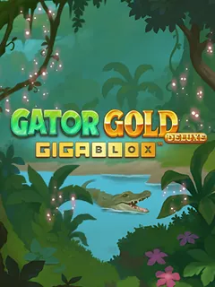 Gator Gold Deluxe Gigablox (Yggdrasil) ภาพเกมสล็อต Gator Gold Deluxe Gigablox ค่าย Yggdrasil